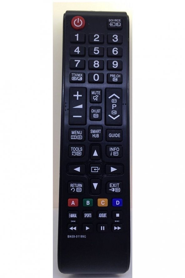 Samsung Bn59-01242a Uyumlu Kısa Model Smart Hub Tuşlu Led Tv Televizyon Akıllı Tuşlu Kumandası