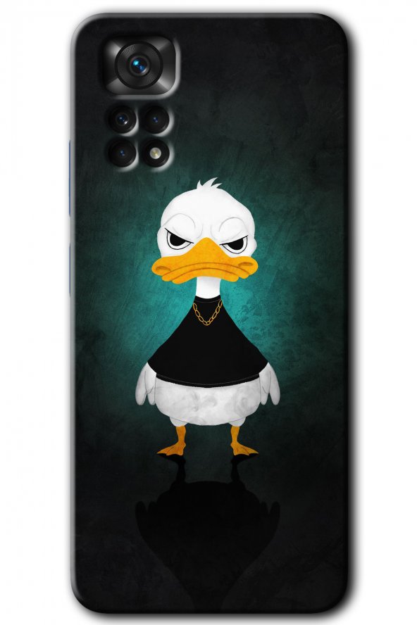 Redmi Note 11 Pro 5G Kılıf HD Desen Baskılı Arka Kapak - Angry Duck