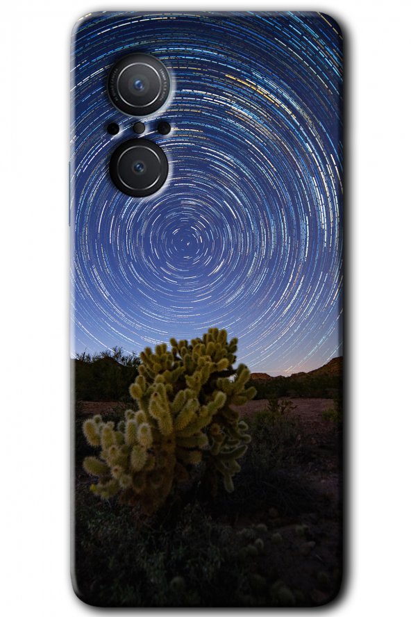 Huawei Nova 9 SE Kılıf HD Desen Baskılı Arka Kapak - Eclipse Sky