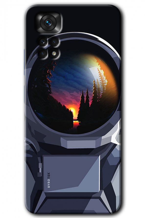 Redmi Note 11 Pro 5G Kılıf HD Desen Baskılı Arka Kapak - Astronot