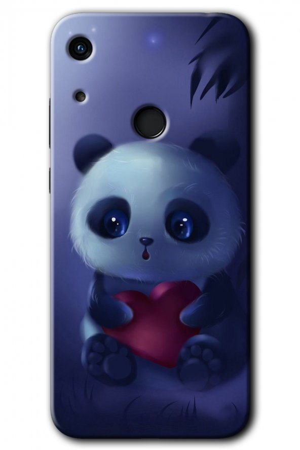 Honor 8A Kılıf HD Desen Baskılı Arka Kapak - Bebek Panda