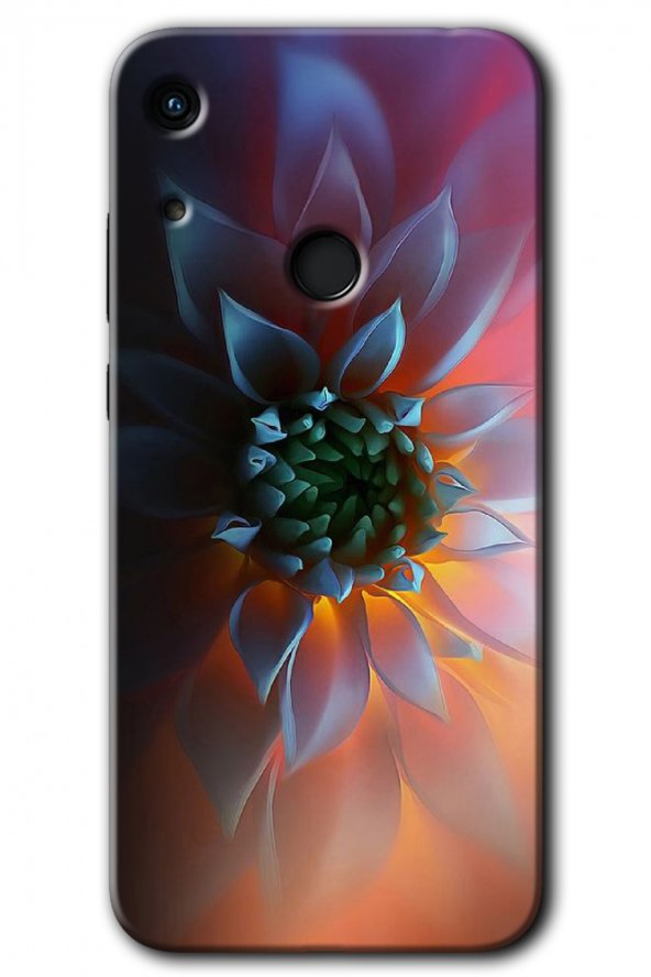 Huawei Y6s 2019 Kılıf HD Desen Baskılı Arka Kapak - Çiçek Motif
