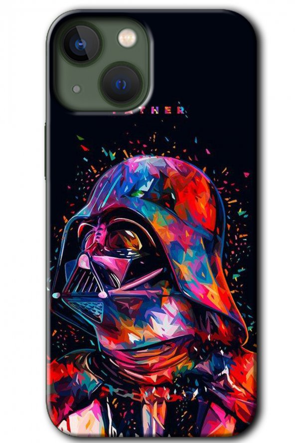 iPhone 13 Kılıf HD Desen Baskılı Arka Kapak - Father Vader