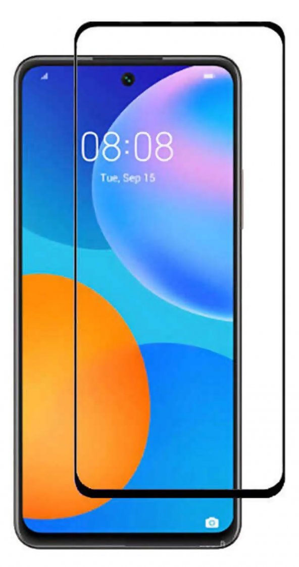Huawei P Smart 2021 Ekran Koruyucu Temperli 5D Tam Ekran Cam