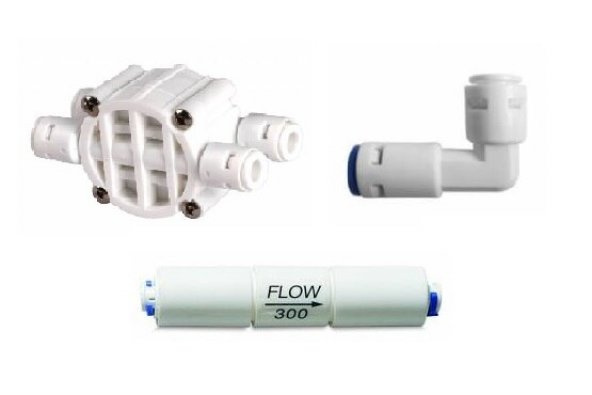 Su Arıtma Cihazı Yenileme Kiti Shut Off - Flow - Check Valf Quick
