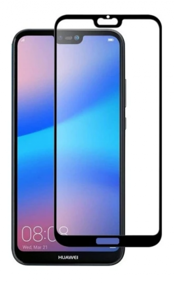 Huawei P20 Lite Ekran Koruyucu 3 Adet Tam Ekran Seramik Nano