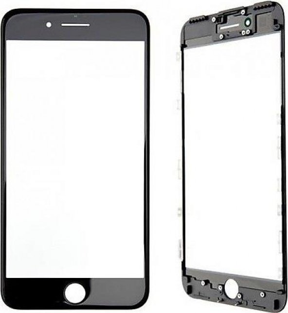 Iphone 7 Plus Polarize Ocalı Çıtalı Cam SİYAH