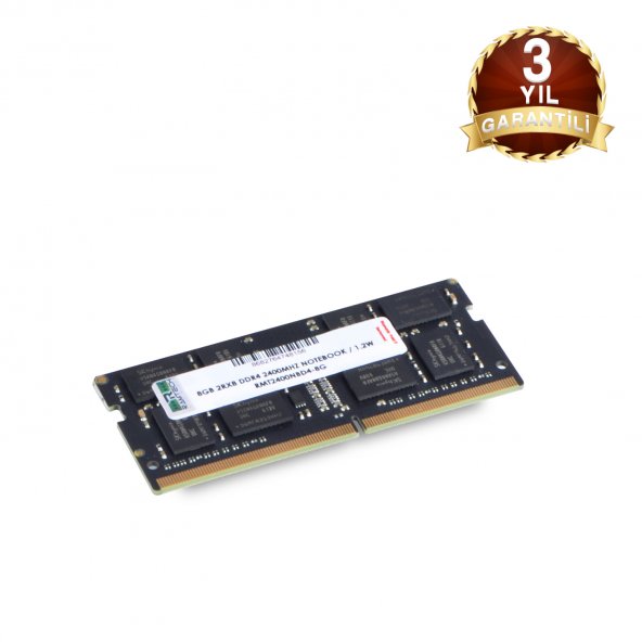 Ramtech 8gb DDR4 2400Mhz INTEL ve AMD İşlemcilere Uyumlu Notebook Ram 1.2w