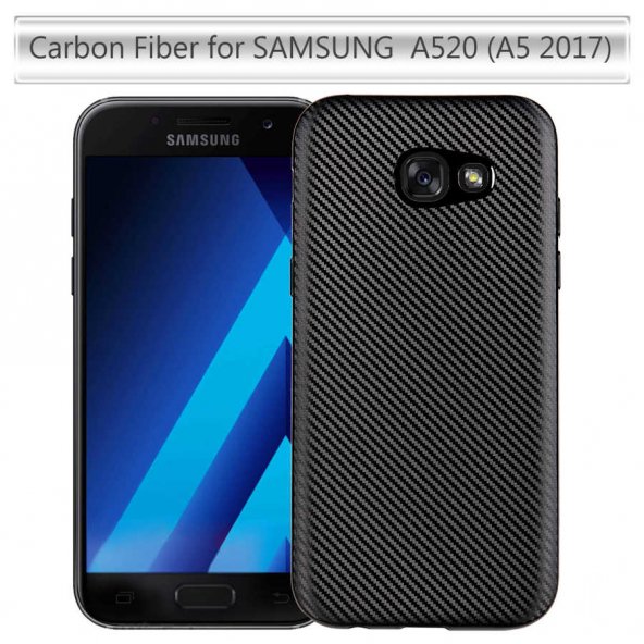 Galaxy A5 2017 Kılıf İ-Zore Karbon Silikon
