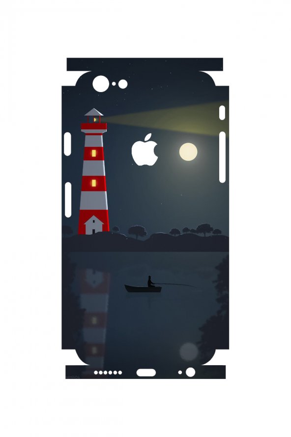 Apple iPhone SE Telefon Kaplaması Full Cover 3M Sticker Kaplama