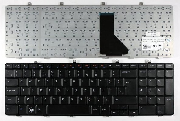 Dell İnspiron 17R 1764 Notebook Klavyesi - Siyah TR V104046AK1