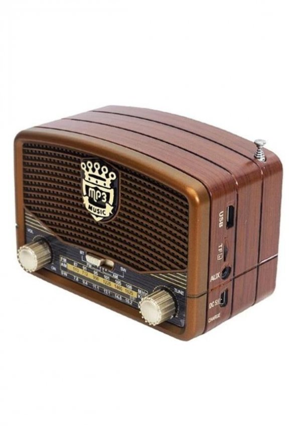Everton RT-824 Bluetooth USB-SD-FM Nostaljik Radyo Şarjlı