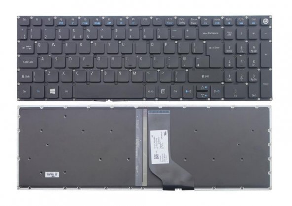 Acer Aspire E5-552 E5-552G Notebook Klavyesi (TR) Işıklı QR7407