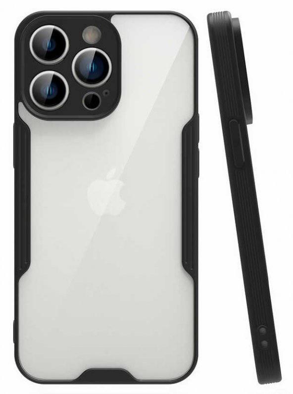 Apple iPhone 14 Pro Max Kılıf İnce Korumalı Pastel Silikon Mat Şeffaf BQ8822