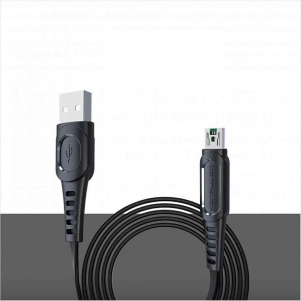 Konfulon DC24 Micro USB Kablo 1.2M 4A - Siyah