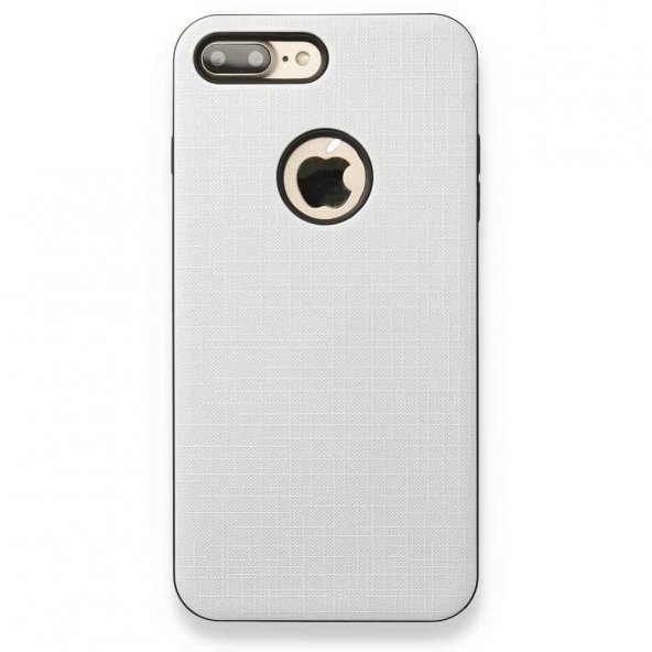 iPhone 8 Plus Kılıf YouYou Silikon Kapak - Beyaz