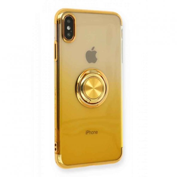 iPhone XS Max Kılıf Marvel Yüzüklü Silikon - Sarı