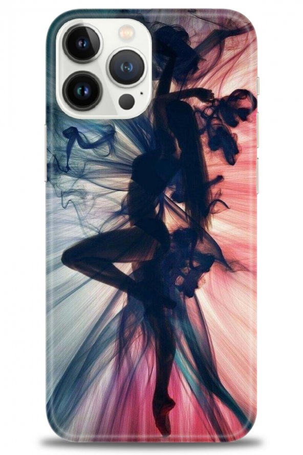 iPhone 13 Pro Max Kılıf HD Baskılı Kılıf - Karışık-227 + Temperli Cam