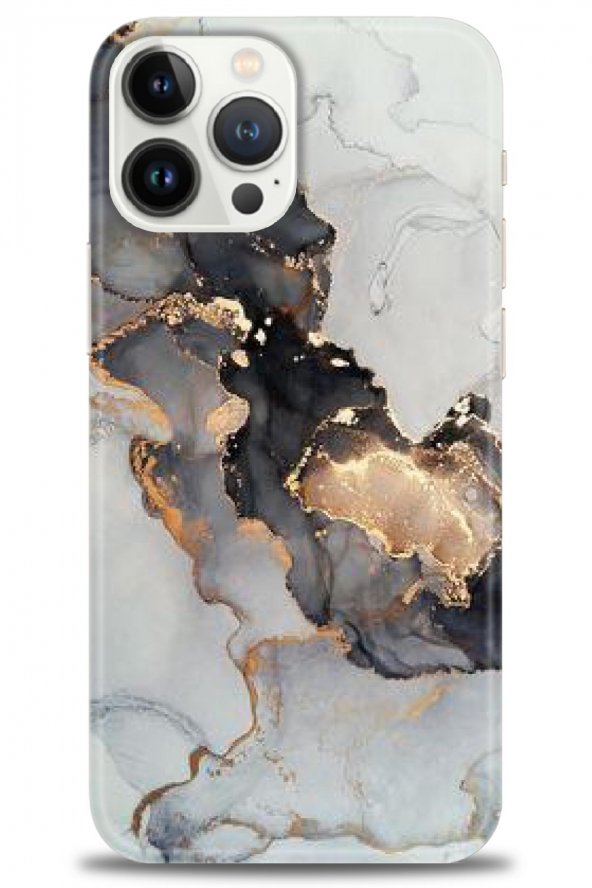 iPhone 13 Pro Max Kılıf HD Baskılı Kılıf - Karışık-Desen-78 + Temperli Cam