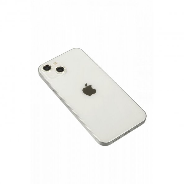 iPhone 13 Diamond Kamera Lens - Gümüş