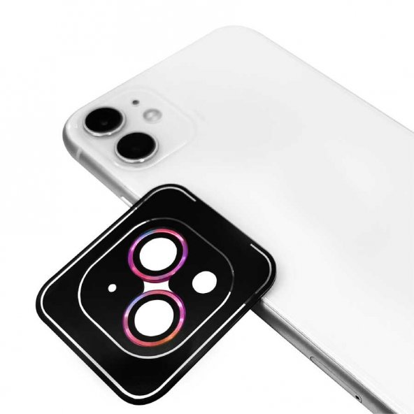 Pilanix Apple İphone 14 İçin Kamera Lens Koruyucu Tekli Kolay Takılan CL-09 Çok Renkli