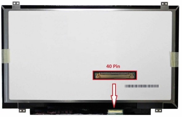 Ltn101nt08-802 10.1 Slim Led 40 Pin Lcd Ekran Panel