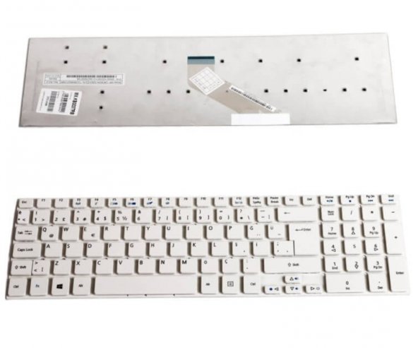 Packardbell Easynote P5WS0 Notebook Klavye Tuş Takımı-Beyaz
