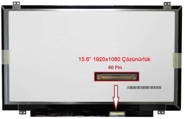 HP ENVY 15-J011SR 1920x1080 15.6" Slim 40 Pin FHD Notebook LCD Ekran Panel