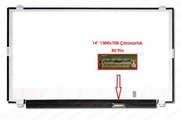 Lenovo Thinkpad E460 14" 30 Pin Notebook LCD Panel