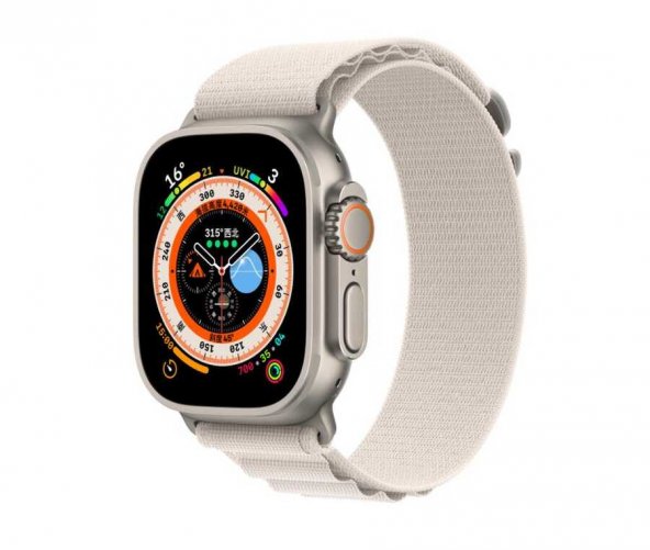 Apple Watch Ultra 49mm KRD-74 Hasır Kordon SN7146