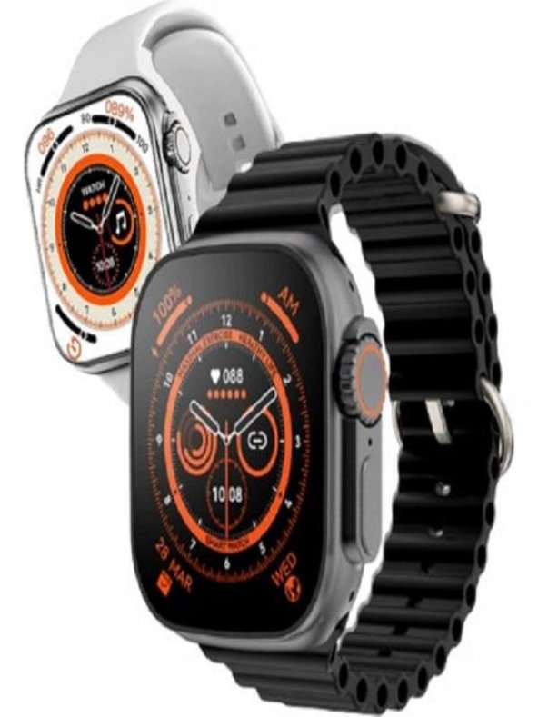 Watch 8 Ultra 45mm Logolu Açılış Pro Akıllı Saat