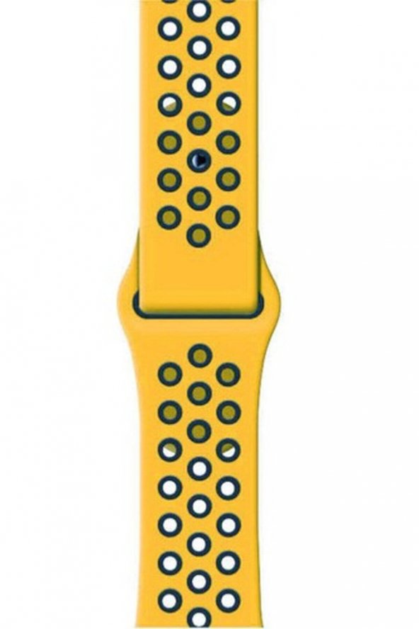 Apple Watch Series 4 40 MM Fileli Kordon Sarı-Siyah
