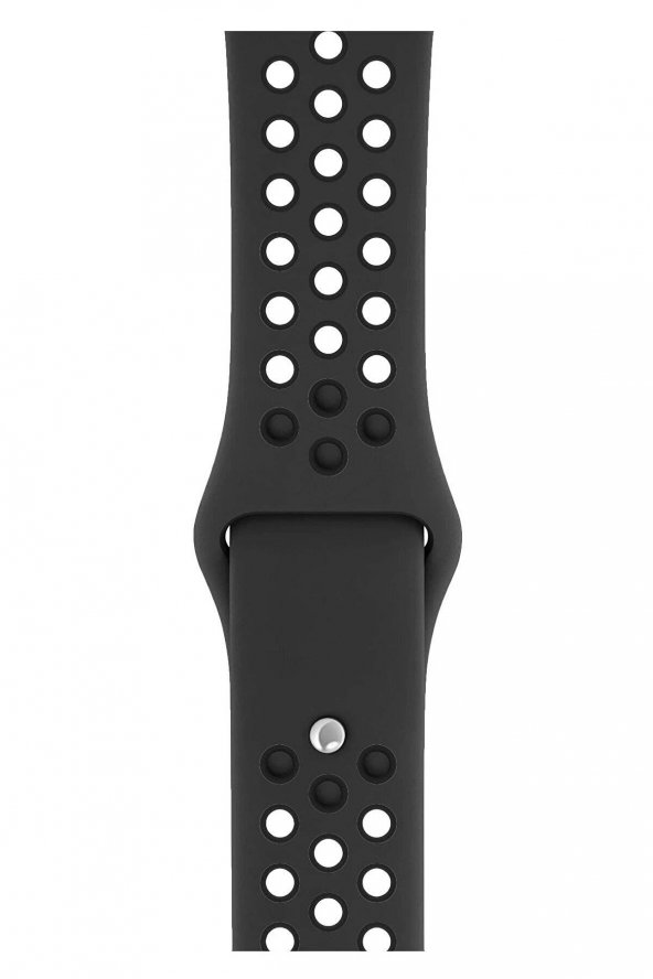 Apple Watch Series 5 38 MM Fileli Kordon Siyah-Siyah