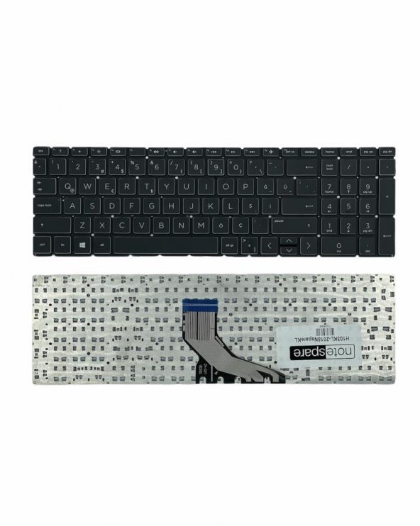 Hp 255 G7 9HR32ES Uyumlu Laptop Klavye Siyah TR