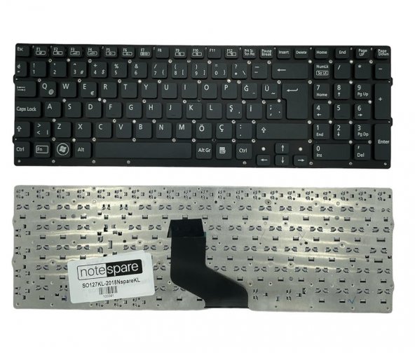 Sony Vaio VPC-F21 VPC-F22 Uyumlu Laptop Klavye Siyah TR