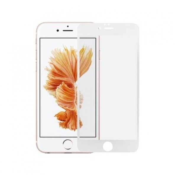 iPhone 6S Plus Mat Seramik Ekran Koruyucu Beyaz