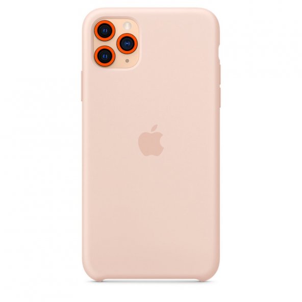 iPhone 11 Pro Neon Fosforlu Kamera Lens - Turuncu