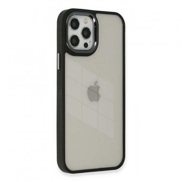 iPhone 12 Pro Max Kılıf Dora Kapak - Siyah