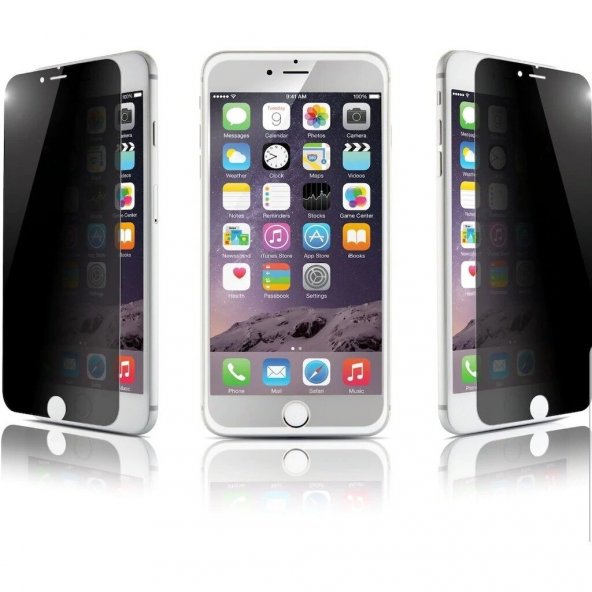 Apple iPhone 7 Plus Bilvis Hayalet Cam Ekran Koruyucu - Siyah