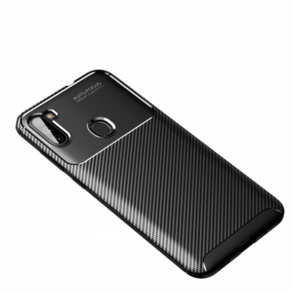 Samsung Galaxy A11 Kılıf Focus Karbon Silikon Kılıf