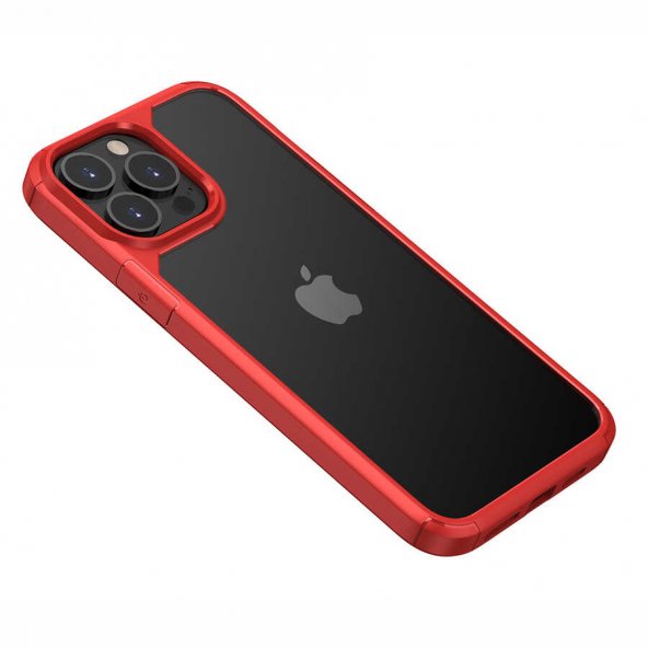 Apple iPhone 13 Pro Kılıf Roll Kapak - Kırmızı