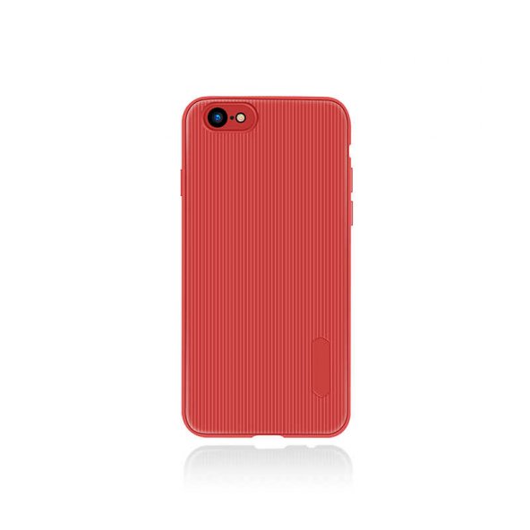 Apple iPhone 6 Kılıf Tio Silikon - Kırmızı