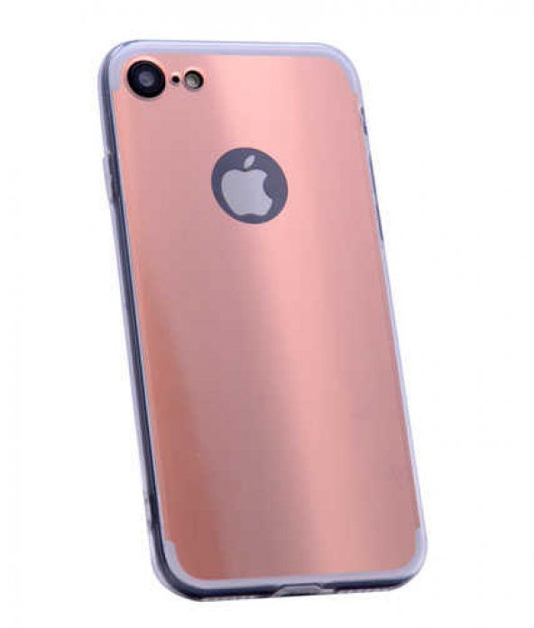 Apple iPhone 6 Plus Kılıf 4D Silikon - Gold