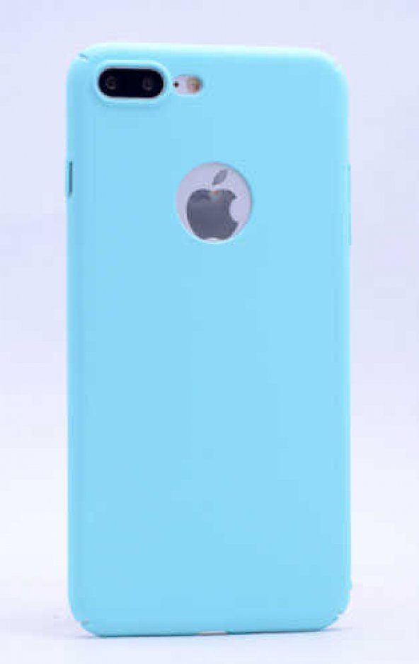 Apple iPhone 7 Plus Kılıf 3A Rubber Kapak - Turkuaz
