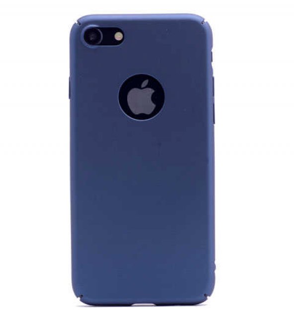 Apple iPhone 8 Kılıf 3A Rubber Kapak - Lacivert