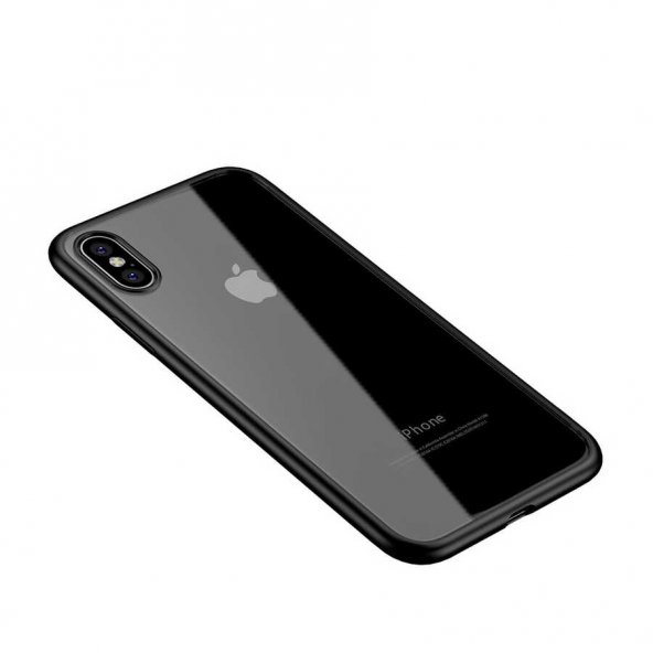 Apple iPhone XS Max 6.5 Kılıf Hom Silikon - Siyah