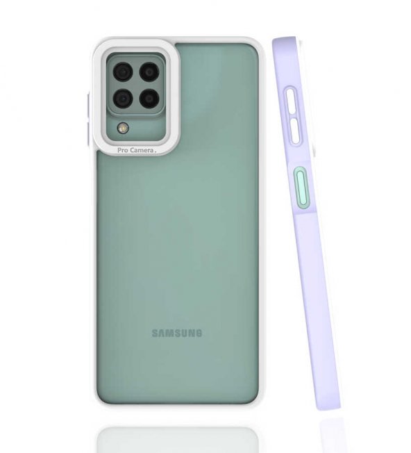 Samsung Galaxy A22 4G Kılıf Mima Kapak - Lila