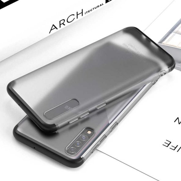 Samsung Galaxy A30S Kılıf Nili Kapak - Siyah