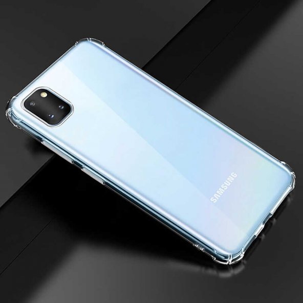 Samsung Galaxy A81 (Note 10 Lite) Kılıf Nitro Anti Shock Silikon - Renksiz