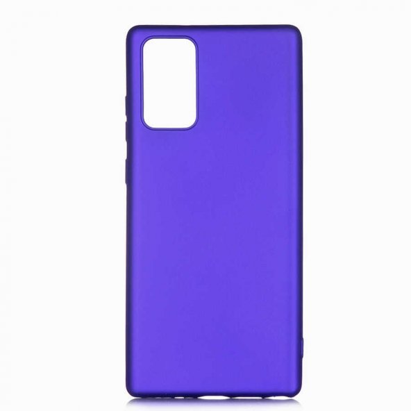 Samsung Galaxy Note 20 Kılıf Premier Silikon Kapak - Saks Mavi